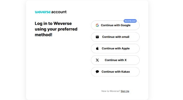 Log in Weverse shop Log in Weverse shop