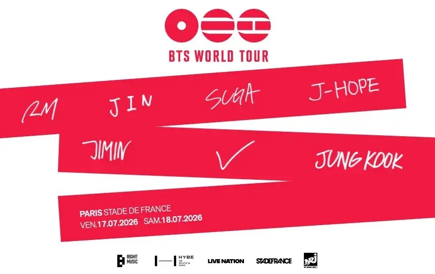 BTS Concert Paris 2026 Dates BTS Concert Paris 2026 Dates
